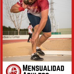 Mensualidad adultos escuela, salud y opositores presencial